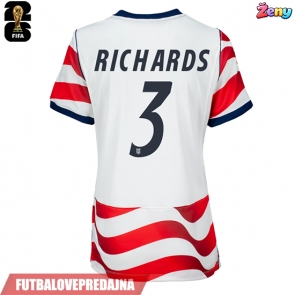 Lacne Ženy Futbalové dres Spojené štáty Chris Richards #3 MS 2026 Krátky Rukáv - Domáci